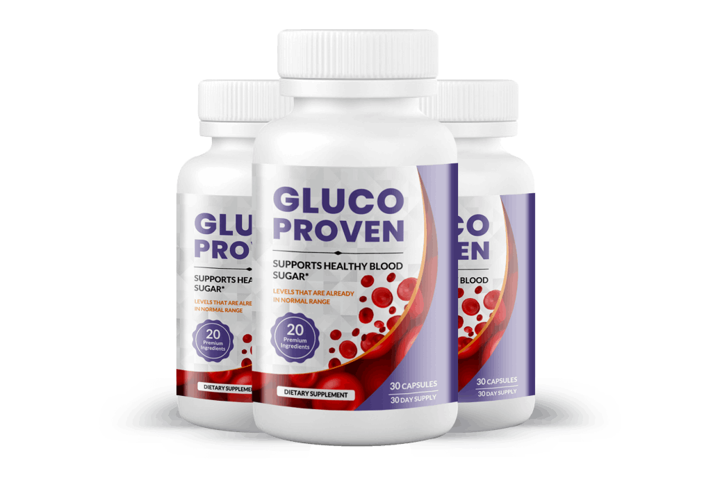 GlucoProven Bottles